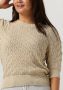 MINUS Dames Tops & T-shirts Lamina Half Sleeve Knit Pullover Zand - Thumbnail 2