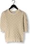 MINUS Dames Tops & T-shirts Lamina Half Sleeve Knit Pullover Zand - Thumbnail 3