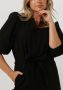 MINUS Dames Broeken Laia V-neck 3 4 Sleeve Jumpsuit Zwart - Thumbnail 2