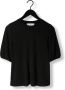 MINUS Dames Tops & T-shirts Darsy Puff Sleeve T-shirt Zwart - Thumbnail 3