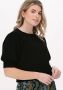MINUS Dames Tops & T-shirts Liva Knit Tee Zwart - Thumbnail 4