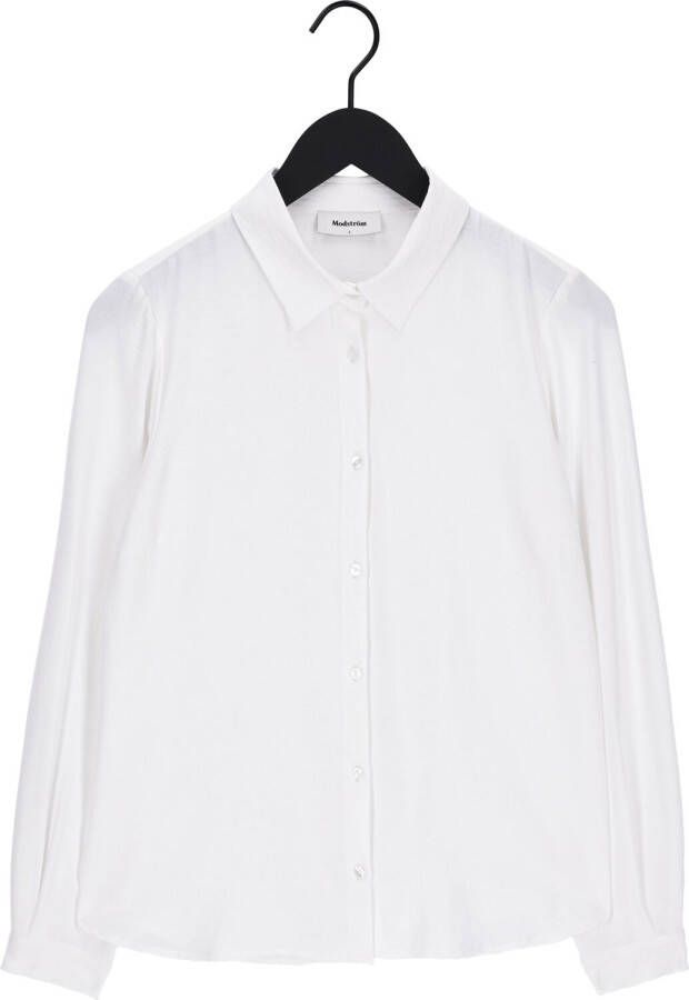 Modström Witte Blouse Ossa Shirt