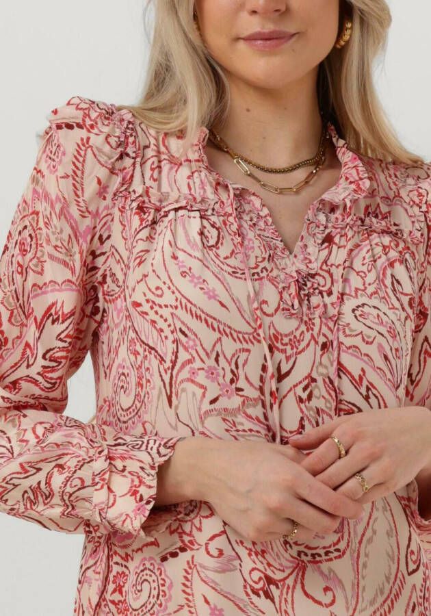 Moliin Bruine Midi Jurk Rosalie