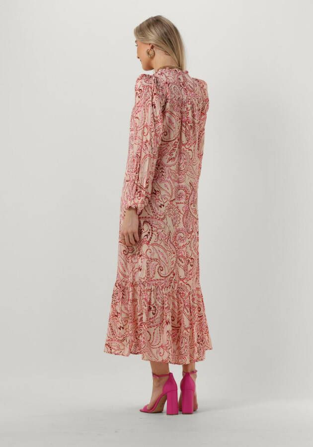 Moliin Bruine Midi Jurk Rosalie