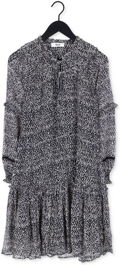 Moliin Zwarte Midi Jurk Tiana