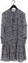 Moliin Tiana Zwarte Midi Jurk Multicolor Dames - Thumbnail 2