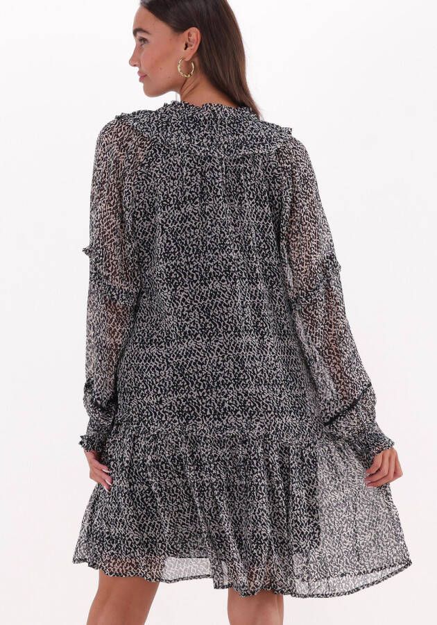 Moliin Zwarte Midi Jurk Tiana