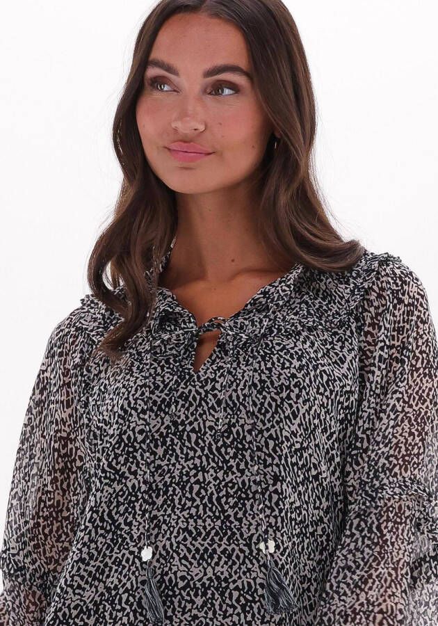Moliin Zwarte Midi Jurk Tiana