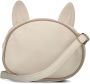 Molo Llama Schoudertas Beige Leer Beige Dames - Thumbnail 3