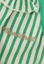 MOODSTREET Meisjes Jurken Fancy Striped Sleeveless Dress Groen - Thumbnail 3