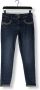 MOS MOSH Blauwe Jeans met Geborduurde Details en Mid High-Rise Taille Blue Dames - Thumbnail 4