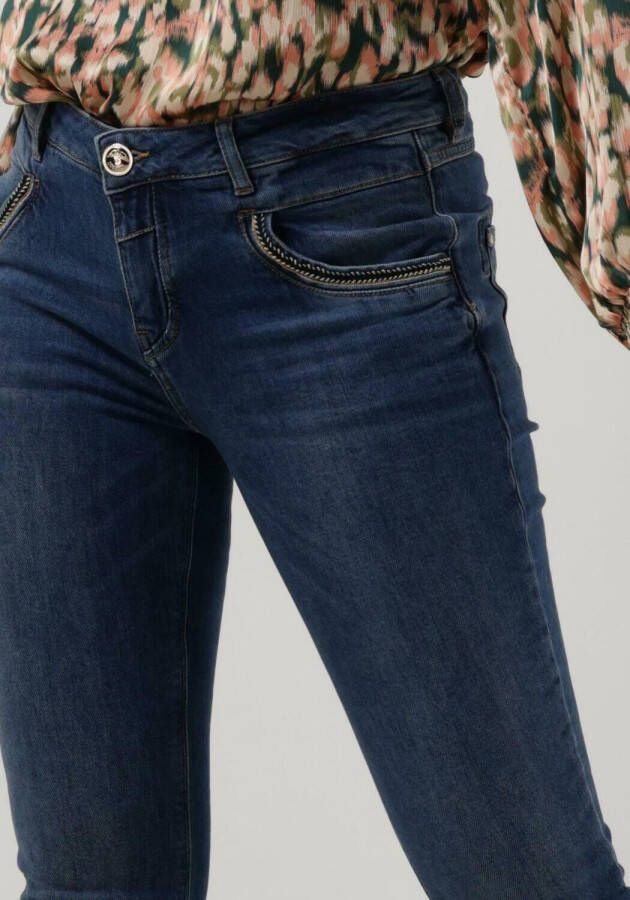 MOS MOSH Dames Jeans Naomi Adorn Jeans Blauw