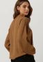 MOS MOSH Dames Blouses Fina Pepita Blouse Bruin - Thumbnail 4