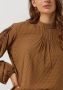 MOS MOSH Dames Blouses Fina Pepita Blouse Bruin - Thumbnail 5