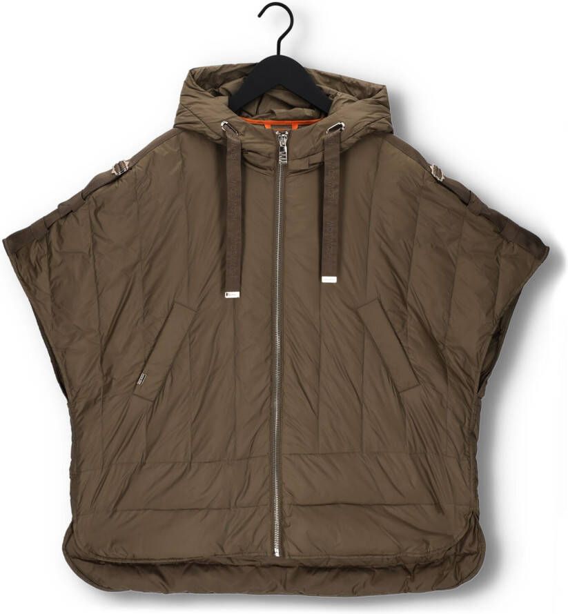 Mos Mosh Groene Bodywarmer Aubrey Down Poncho