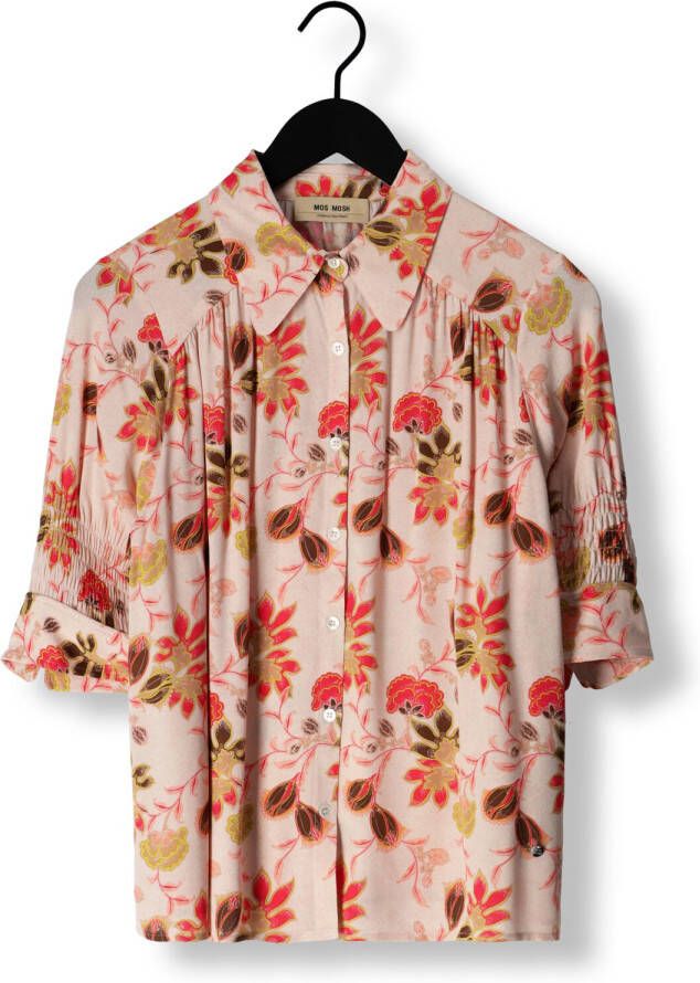 Mos Mosh Roze Blouse Therica Fleur Ss Shirt