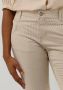 Mos Mosh gestreepte regular fit broek Nelly Stripe zand ivoor - Thumbnail 6