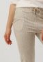 Moscow gestreepte straight fit broek 111A-02-Sunny zand - Thumbnail 4