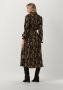 Moves Beige Midi Jurk Lavisa 2608 Multicolor Dames - Thumbnail 3