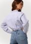 MSCH Copenhagen gestreepte blouse Olisa Haddis van biologisch katoen lichtblauw - Thumbnail 4