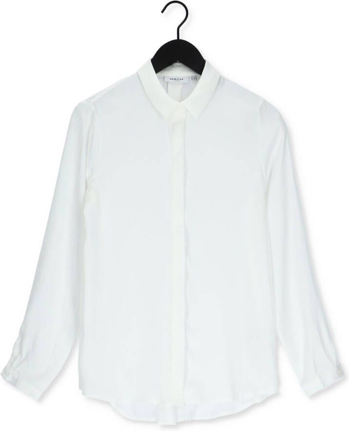 MSCH Copenhagen Witte Blouse Blair Polysilk Shirt