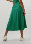 MY ESSENTIAL WARDROBE Dames Rokken Linemw Wrap Skirt Groen - Thumbnail 4
