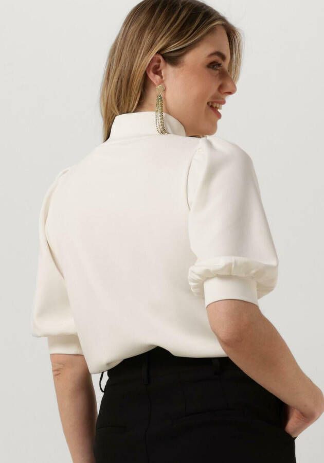 MY ESSENTIAL WARDROBE Dames Blouses 21 The Puff Blouse Wit