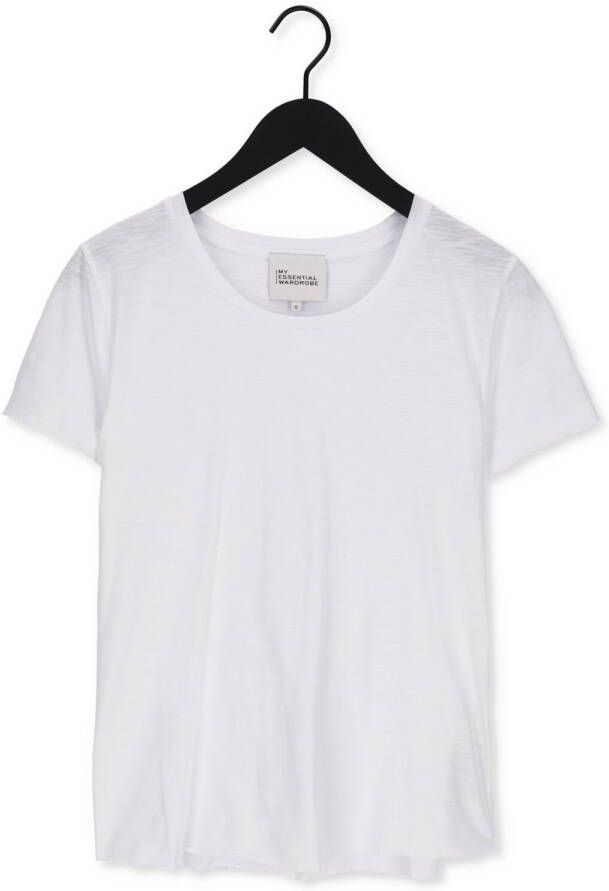 MY ESSENTIAL WARDROBE Dames Tops & T-shirts 09 The Otee Slub Yarn Jersey Wit