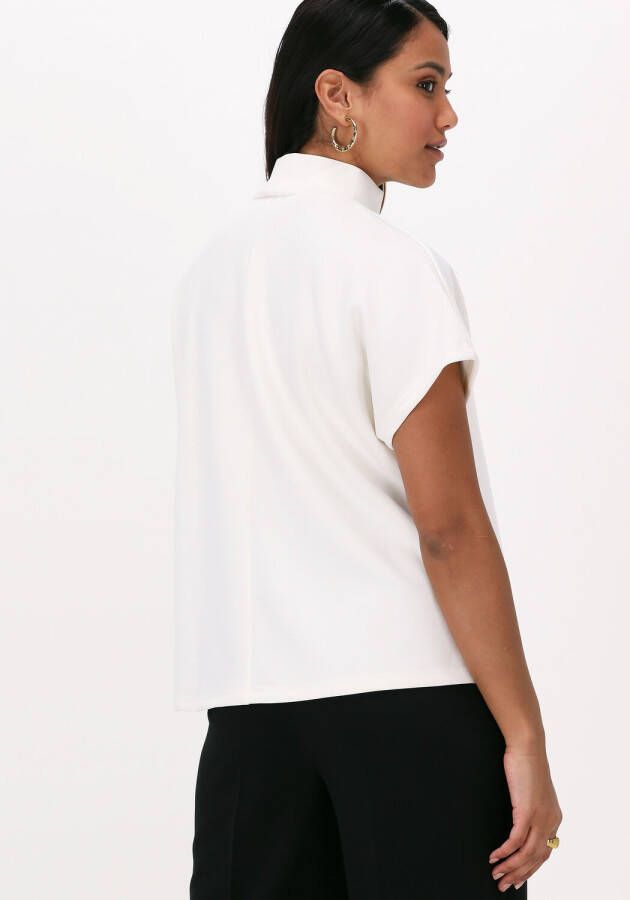 My Essential Wardrobe Witte T-shirt Elle Collar Blouse