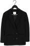 My Essential Wardrobe Klassieke Dubbelrijige Oversized Blazer Black Dames - Thumbnail 4