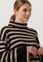 My Essential Wardrobe Gestreepte Gebreide Rollneck Trui Multicolor Dames - Thumbnail 4