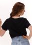 MY ESSENTIAL WARDROBE Dames Tops & T-shirts 09 The Otee Slub Yarn Jersey Zwart - Thumbnail 8