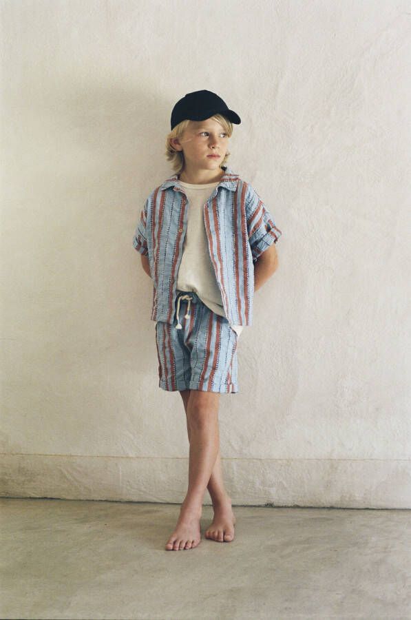 MY LITTLE COZMO Baby Blouses & Overhemden James219 Lichtblauw