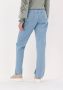 NA-KD Dames Jeans High Waist Side Slit Denim Lichtblauw - Thumbnail 3