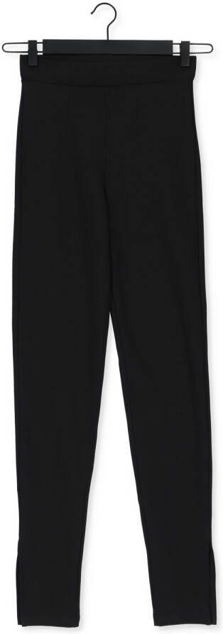 Na-kd Zwarte Flared Broek Side Slit Jersey Pants