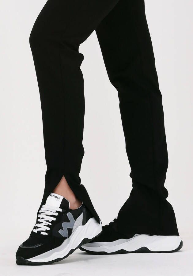 Na-kd Zwarte Flared Broek Side Slit Jersey Pants