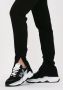 Na-kd Zwarte Flared Broek Side Slit Jersey Pants - Thumbnail 4