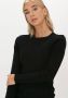 NA-KD Dames Tops & T-shirts Structured Long Sleeve Top Zwart - Thumbnail 4