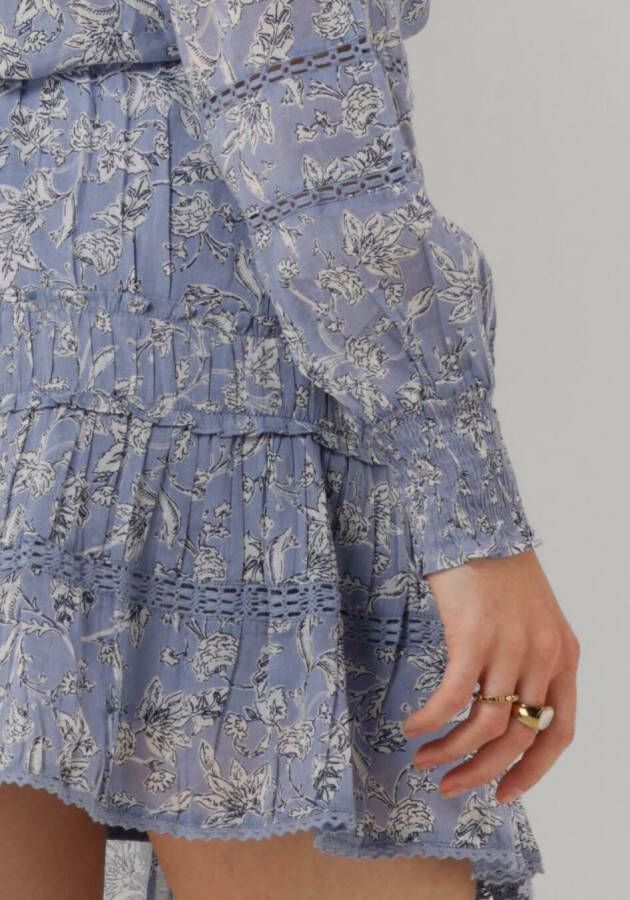 NEO NOIR Dames Rokken Cosy S Stencil Flower Skirt Blauw