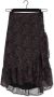 NEO NOIR Dames Rokken Tara Dark Blossom Skirt Bruin - Thumbnail 2