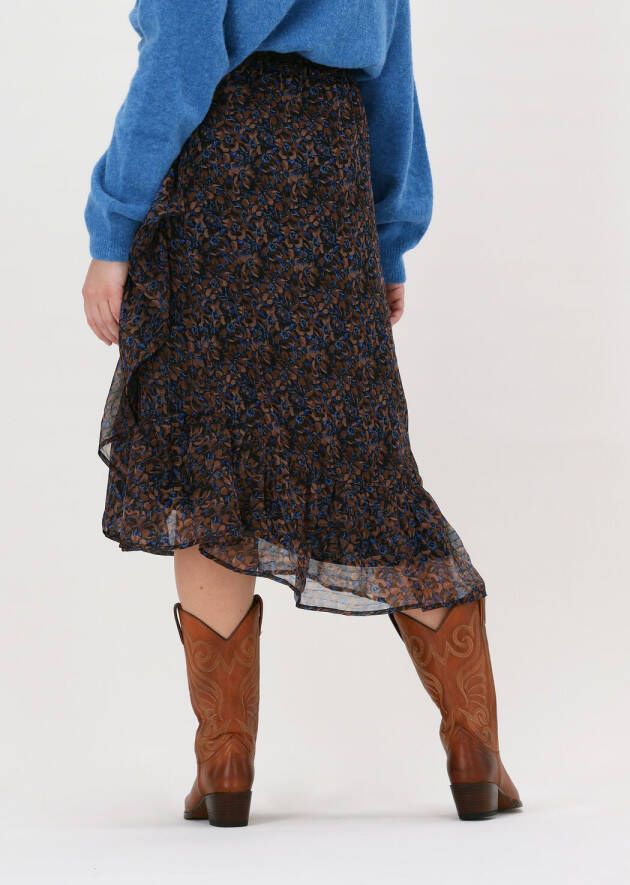 NEO NOIR Dames Rokken Tara Dark Blossom Skirt Bruin