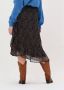 NEO NOIR Dames Rokken Tara Dark Blossom Skirt Bruin - Thumbnail 3