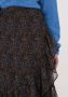 NEO NOIR Dames Rokken Tara Dark Blossom Skirt Bruin - Thumbnail 4