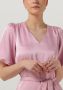 NEO NOIR Dames Jurken Benita Heavy Sateen Dress Roze - Thumbnail 3