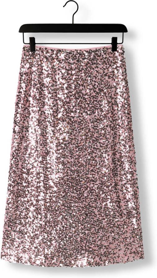 NEO NOIR Dames Rokken Baira Sequins Skirt Roze