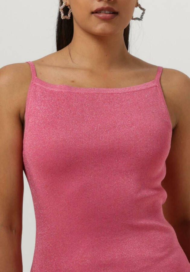 NEO NOIR Dames Jurken Contima Glitter Knit Dress Roze