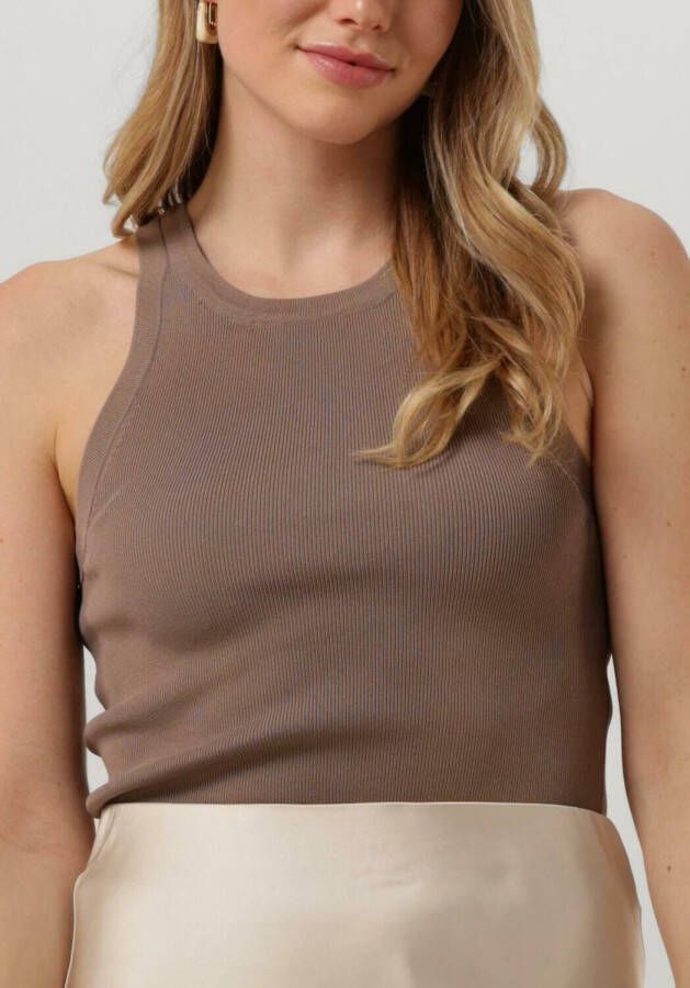 NEO NOIR Dames Tops & T-shirts Willy Knitted Top Taupe