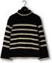 NEO NOIR Dames Truien & Vesten Fanning Stripe Knit Blouse Zwart - Thumbnail 1