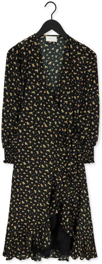 Neo Noir Zwarte Midi Jurk Eva Precious Rose Dress