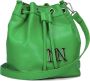 NIK & NIK Groene Lederlook Schoudertas Dido Green Dames - Thumbnail 2
